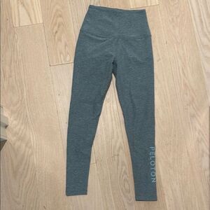 Peloton Beyond Yoga Spacedye Blue Leggings XS